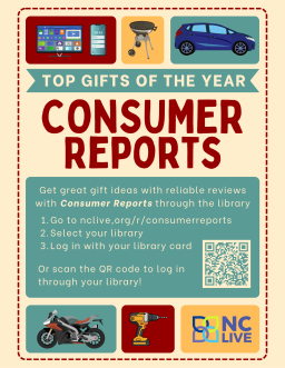 Instructions for accessing Consumer Reports through the library.